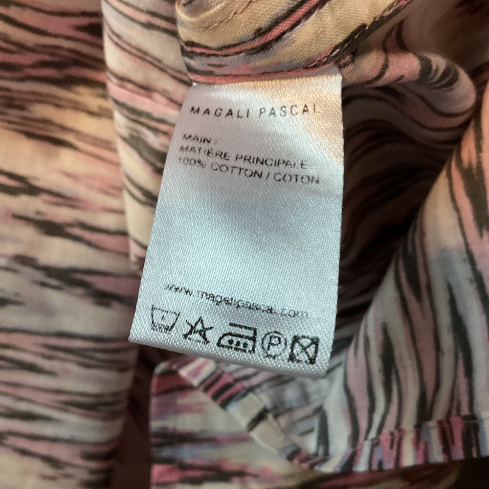 Magali Pascal Ruffled V-Neck Blouse  XS - Picture 4 of 5